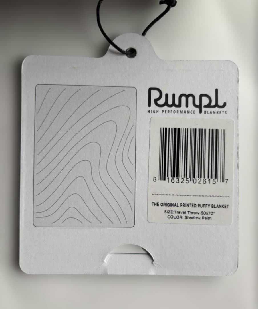 【新品】 RUMPL ランプル　高品質 アウトドア ブランケット　ボタニカル
