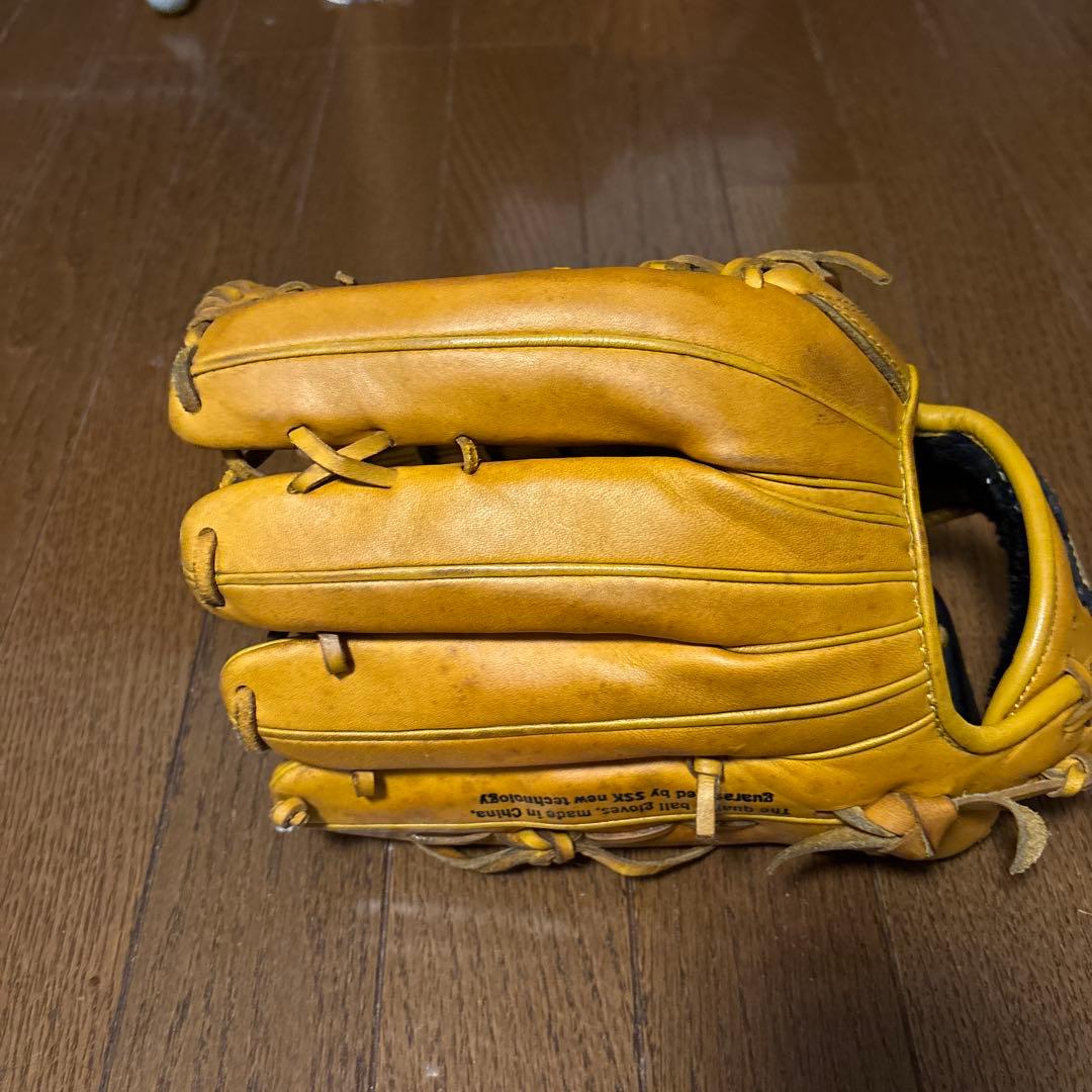 SSKWingField イエロー 右手用 グローブ　軟式外野手用