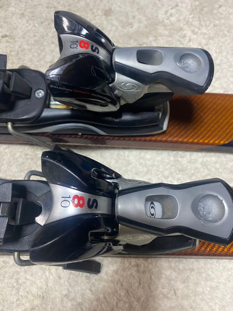 SALOMON VERSE9 170cm スキー板＋サロモンストック125cm