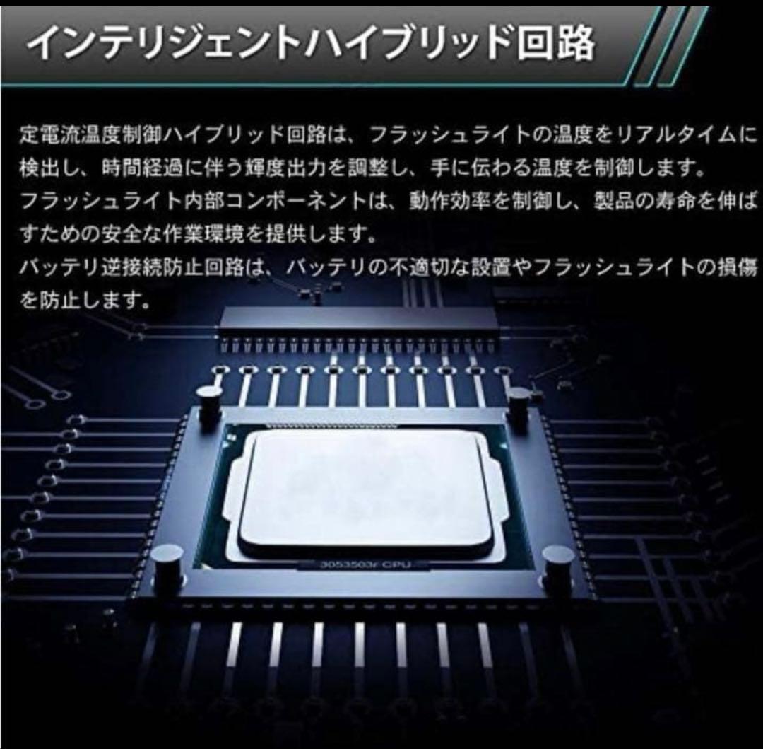 WUBEN (国内正規品) USB 充電式 LED フラッシュライト