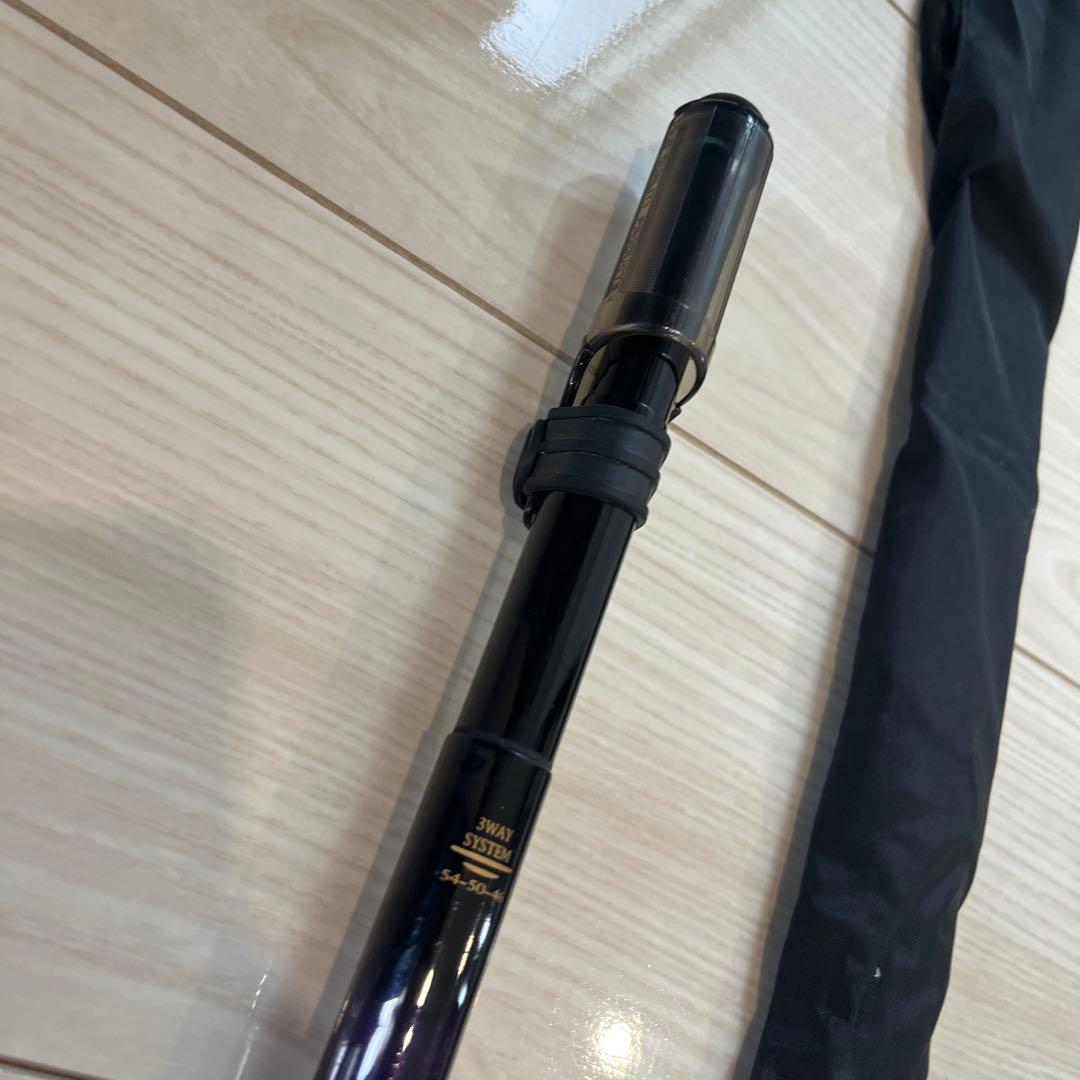 3WAY システム 渓流竿 5.4m 硬中硬 プロ仕様 川師 振出竿 美品