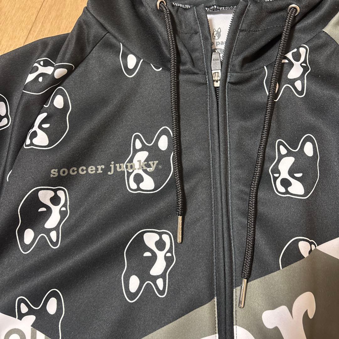 soccer junky フード付きウィンドブレーカー
