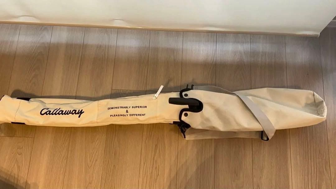 【美品】Callaway ラウンドクラブケース　ベージュ　スタンドケース