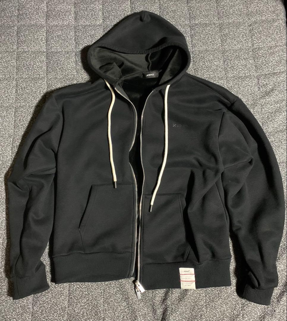XENO BONDING FABRIC HOODIE BLACK 上下セット M