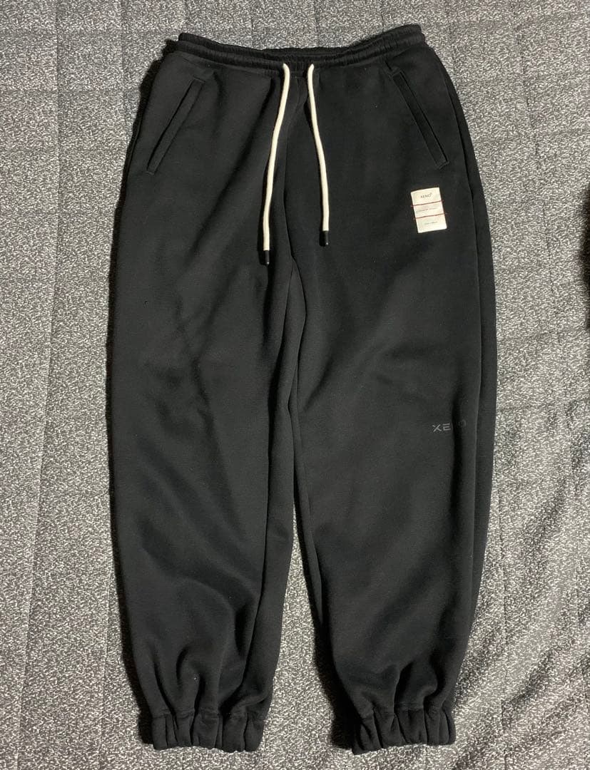 XENO BONDING FABRIC HOODIE BLACK 上下セット M