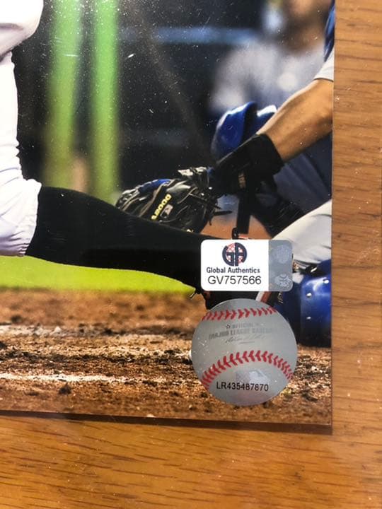ジャンカルロ・スタントン　MLB 直筆サインPhoto