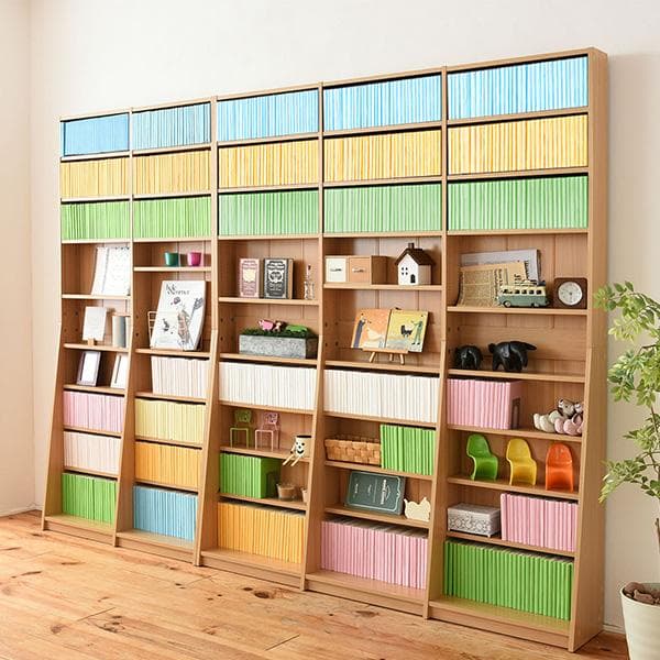 開店記念セール！！ 1cmピッチの文庫本ラック　幅90