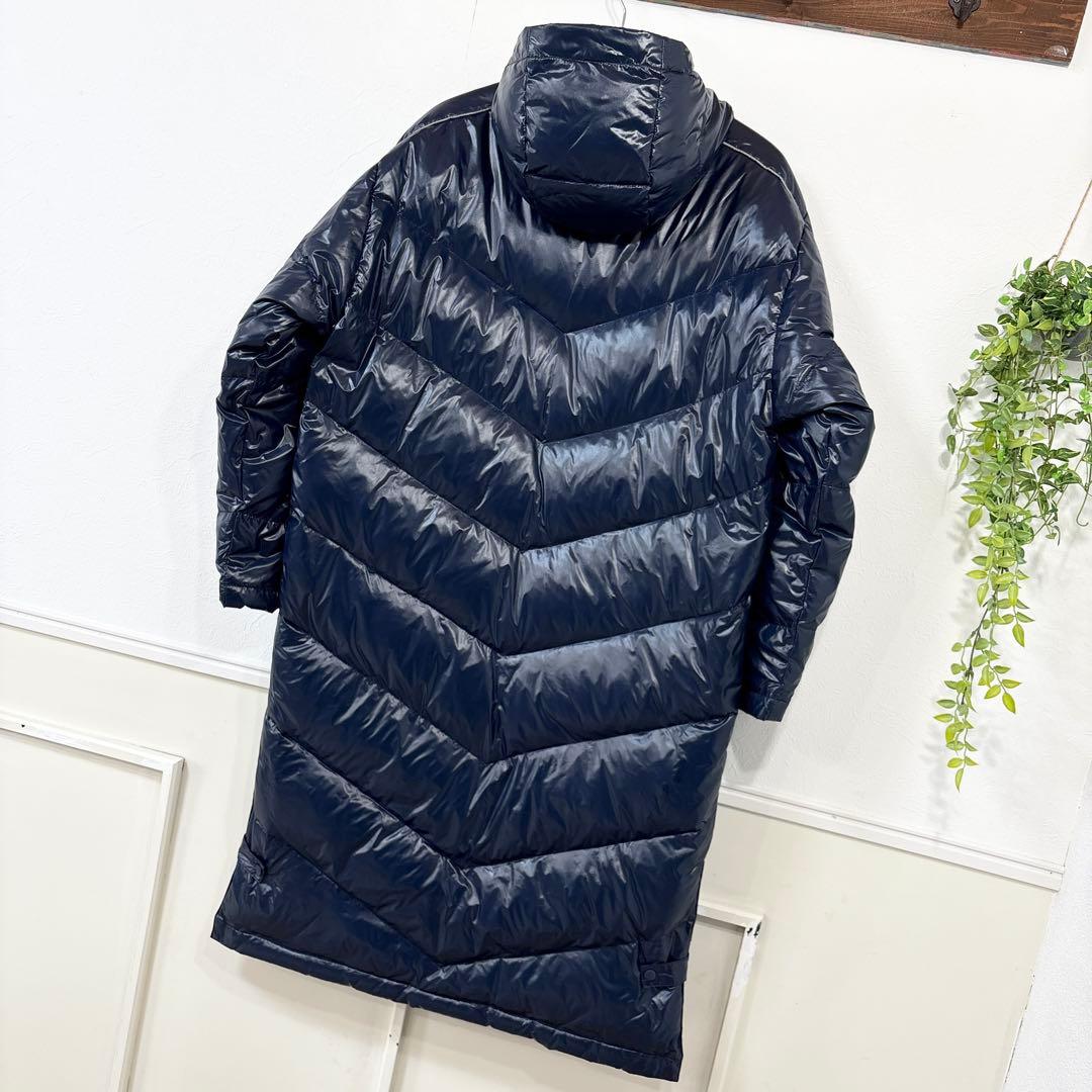 美品　大きいサイズ　hummel 防水　ダウンコート　ベンチコート　アスレタ