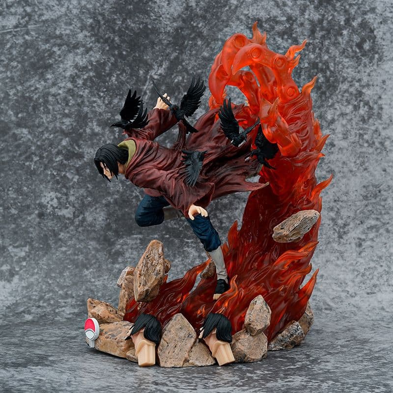 (28cm) NARUTO うちはイタチ からす フィギュア 木の葉 忍び