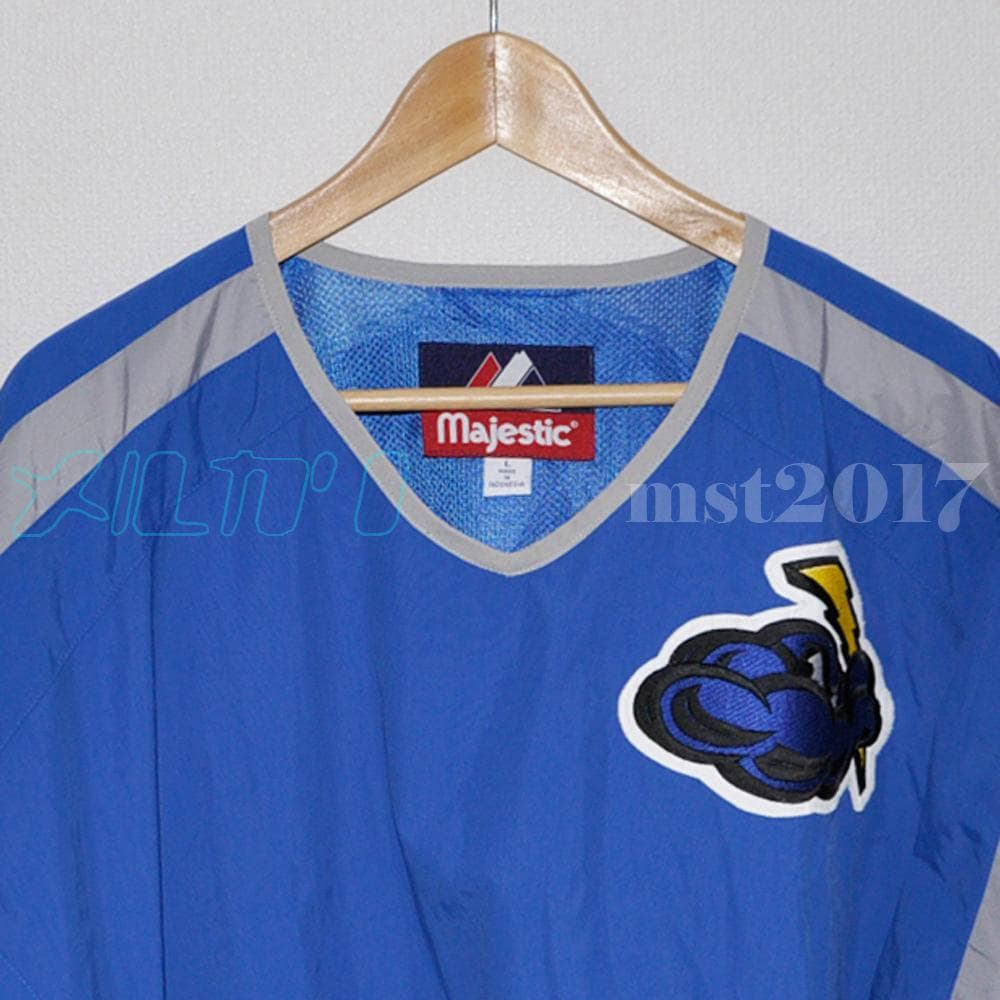 【MiLB シャツ】Majestic トレントンサンダー 半袖ゲーマージャケット