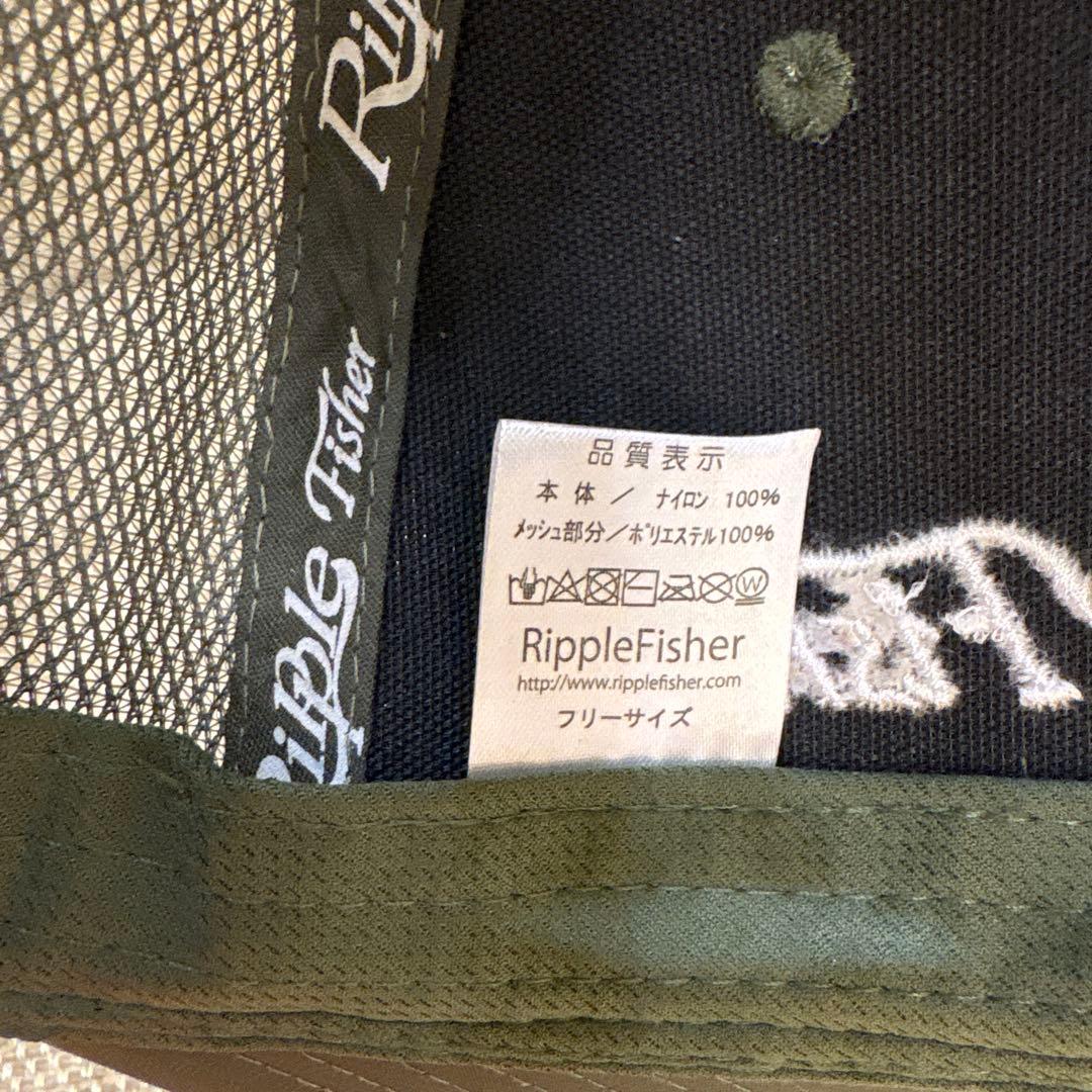 新品タグ付きRipple Fisher メッシュキャップ　カーキ色 フリーサイズ