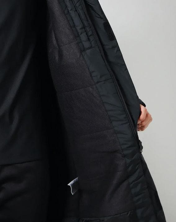 新品半額 15400円を アディダス ベンチコート ロングBLKブラック M