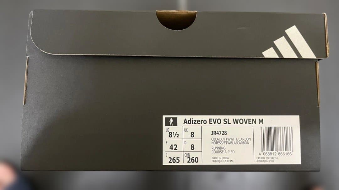 【新品】Adizero EVO SL WOVEN 26.5cm BK/W