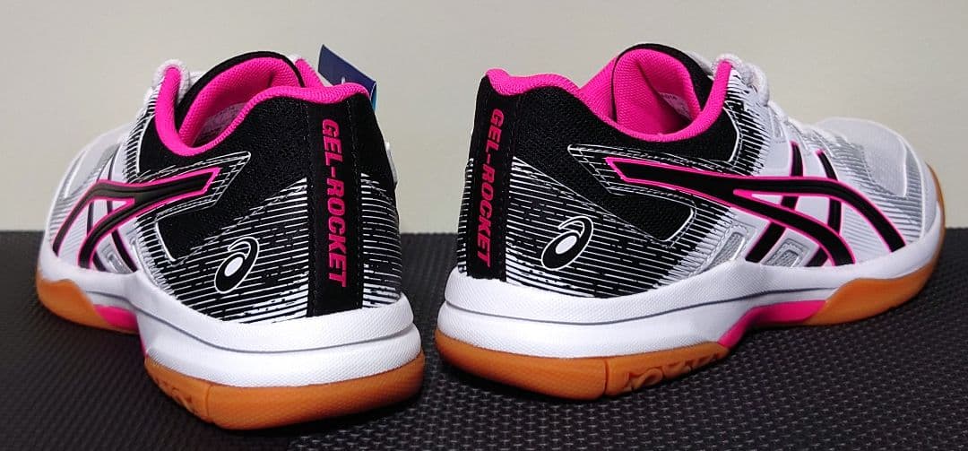 ASICS GEL-ROCKET 9 ホワイト/ピンク 23.5cm