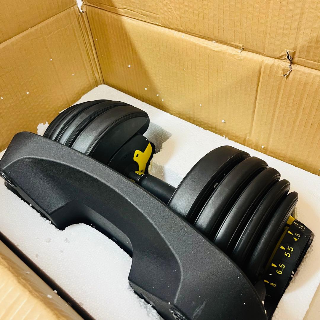 K1079【DUMBBELL】可変式ダンベル 24kg イエロー