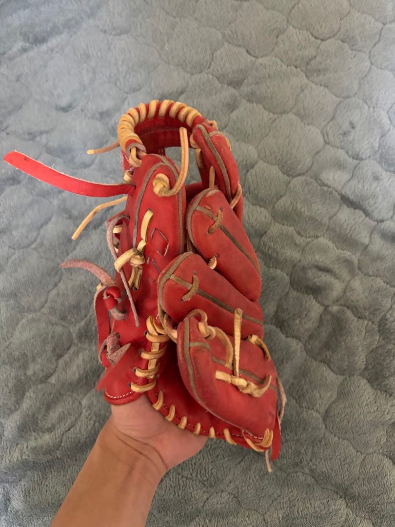 Rawlings 硬式グローブ 赤