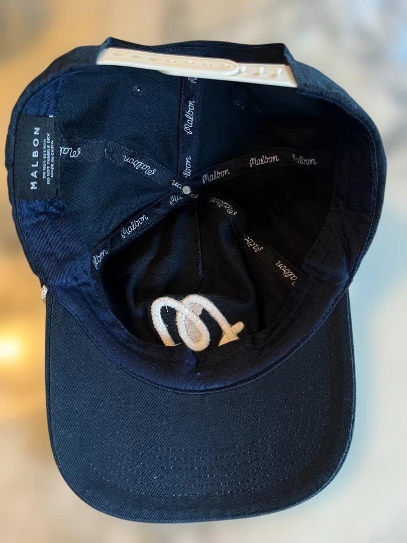 Malbon Navy キャップ