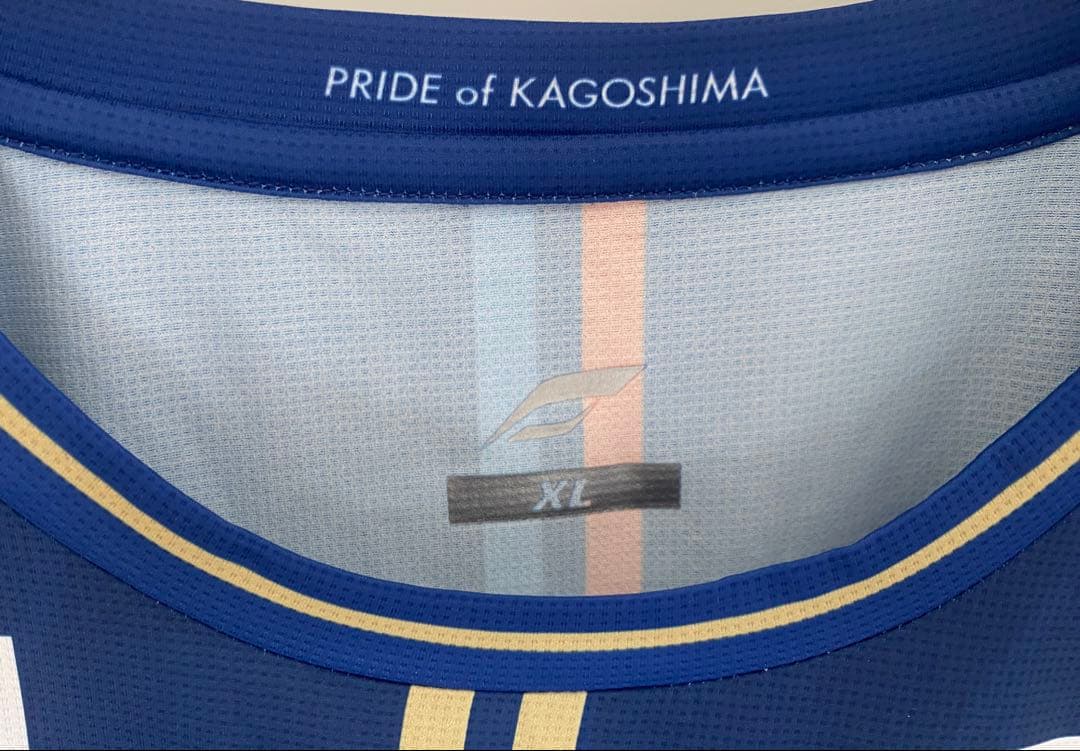 鹿児島ユナイテッド　オーセンティックユニフォーム　XLサイズ　九州　宮崎　熊本