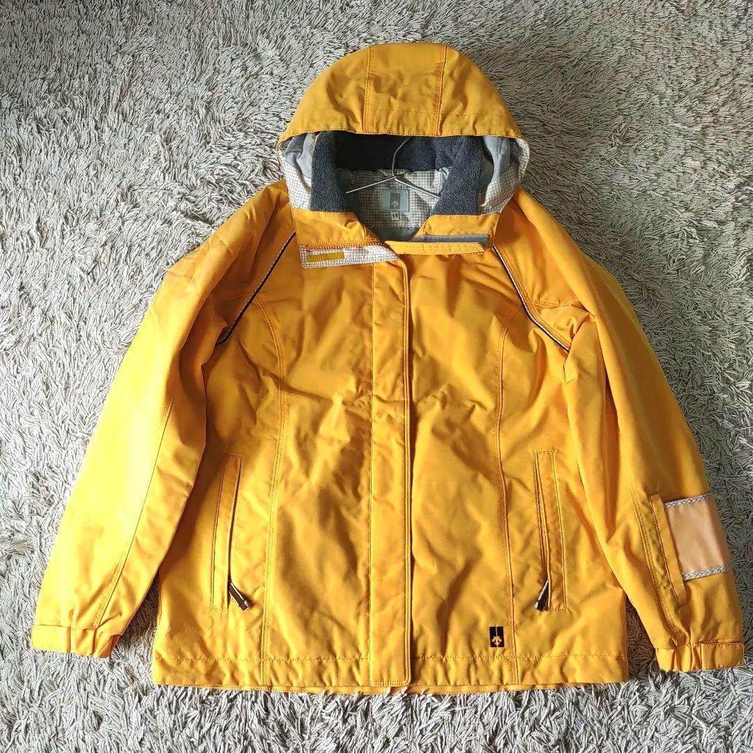 【美品】DESCENTE　デサント　スノボー　スキーウェア　イエロー　レディース