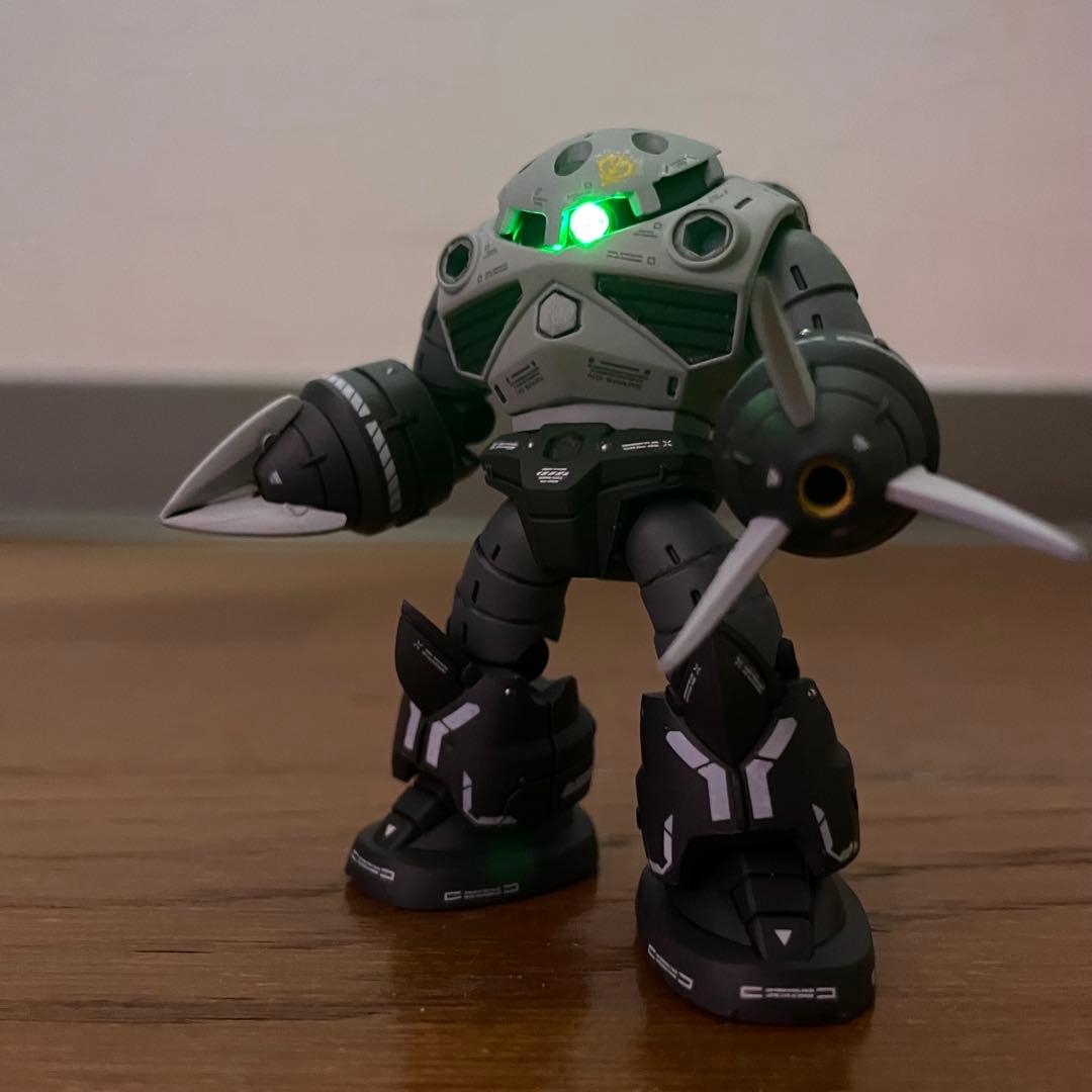 モビルスーツアンサンブル　LED搭載　ズゴック　全塗装　フィギュア　ガンダム