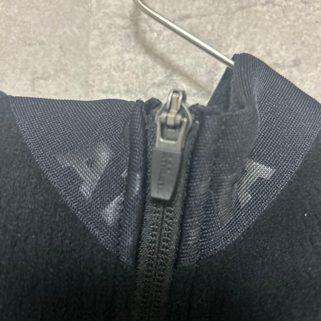 ATHLETA フルジップパーカー スウェットパンツ セット ブラック　フリース
