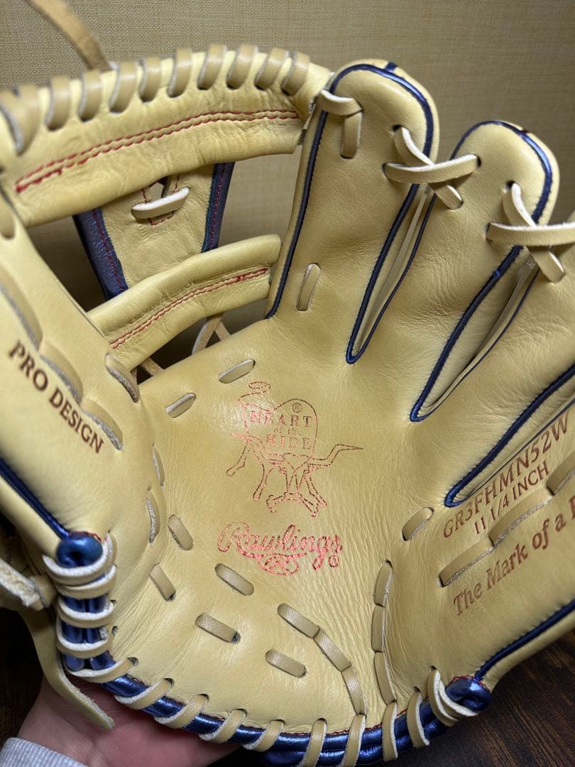 ローリングス 軟式 内野手用 グローブ HOH LLIC キャメル