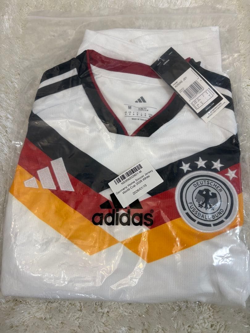 アディダス サッカーシャツ ホワイト
