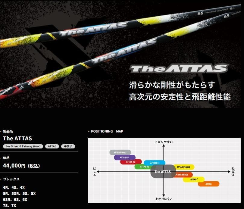 テーラーメイドスリーブ THE ATTAS 7X ジ アッタス USTマミヤ