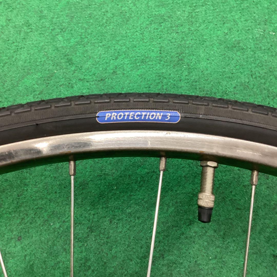 ステンレスリム　前輪 27x1-3/8 タイヤ付 ハブダイナモ 27インチ j2