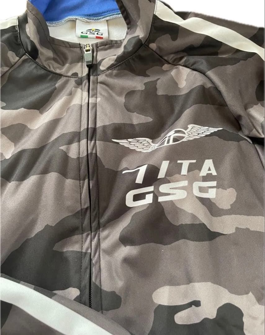 ★7ITA GSGサイクルジャージ★裏起毛ジャケット★Ｍ★美品
