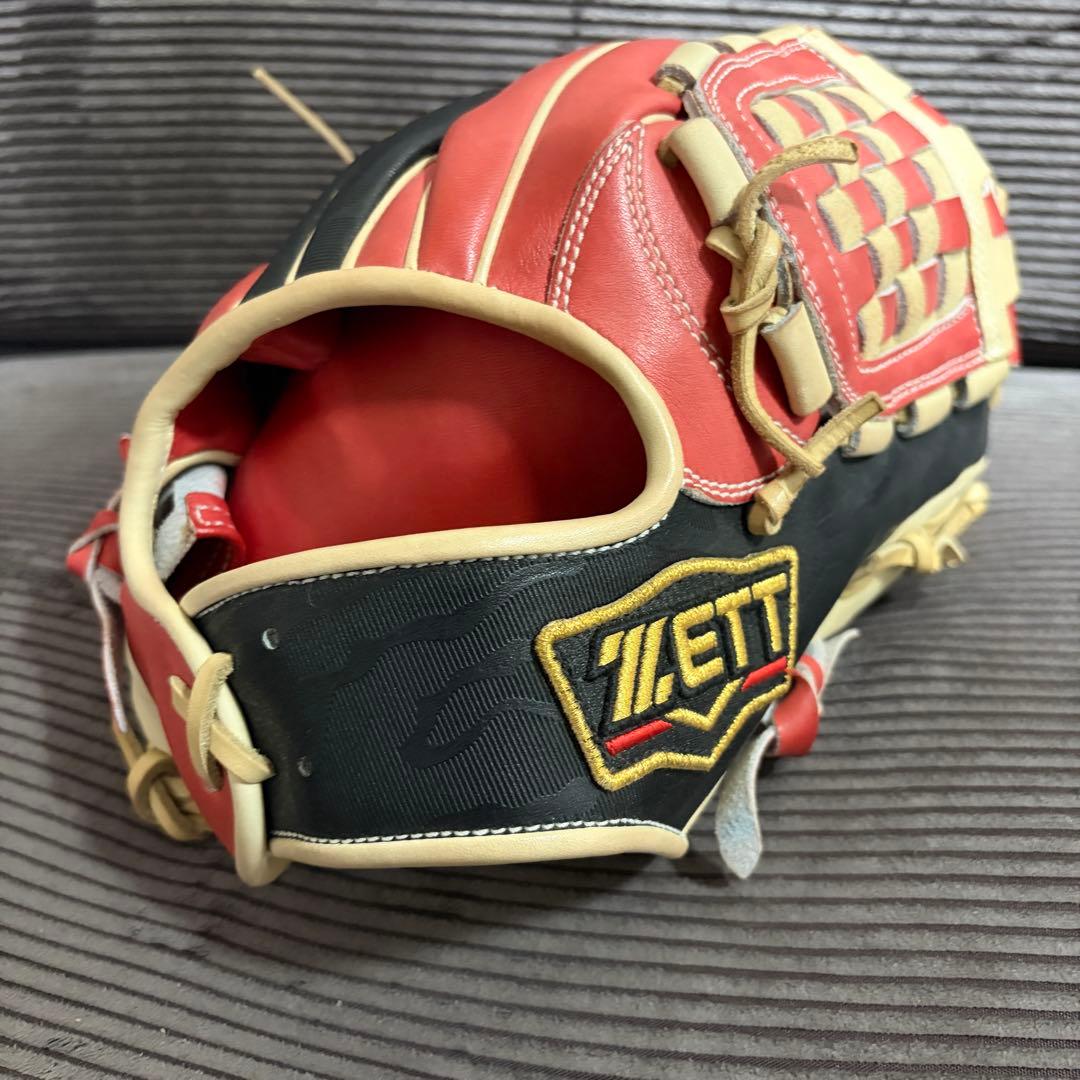☆美品☆ ZETT PROSTATUS 軟式グラブ 内野用
