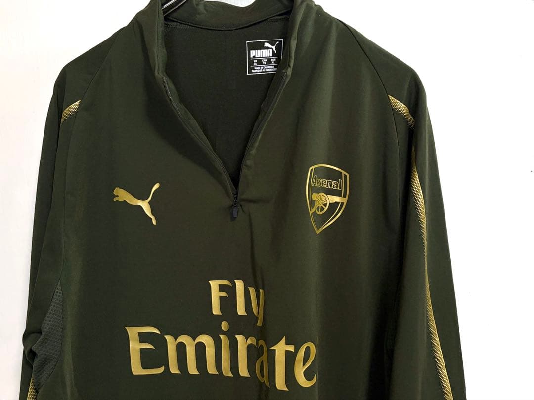 PUMA アーセナル 18-19 ジップトップ トレーニングウェア XL