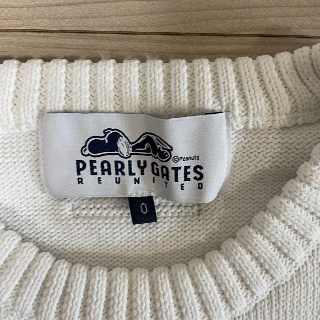 【美品】PEARLY GATES×PEANUTSコラボ セーター スヌーピー