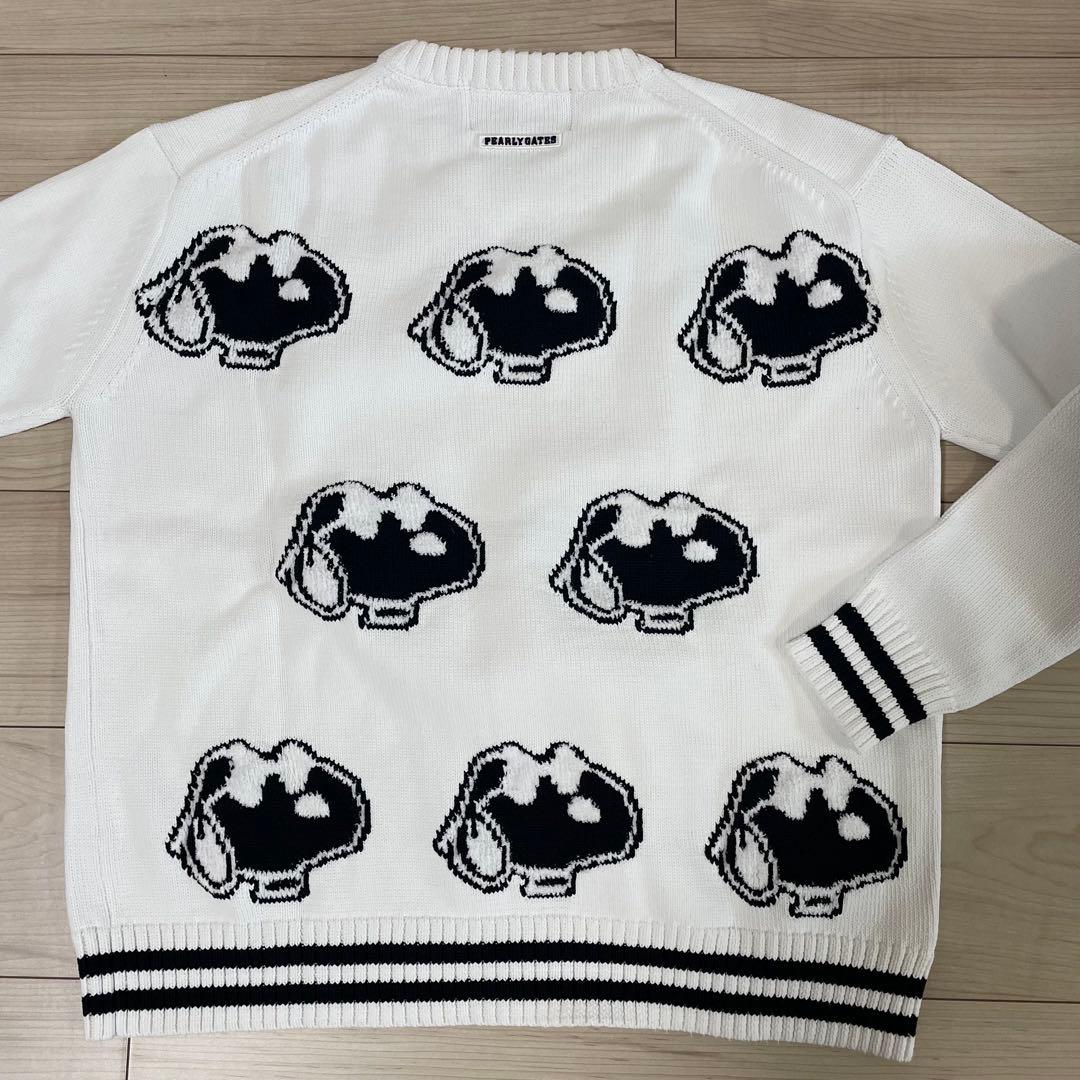 【美品】PEARLY GATES×PEANUTSコラボ セーター スヌーピー