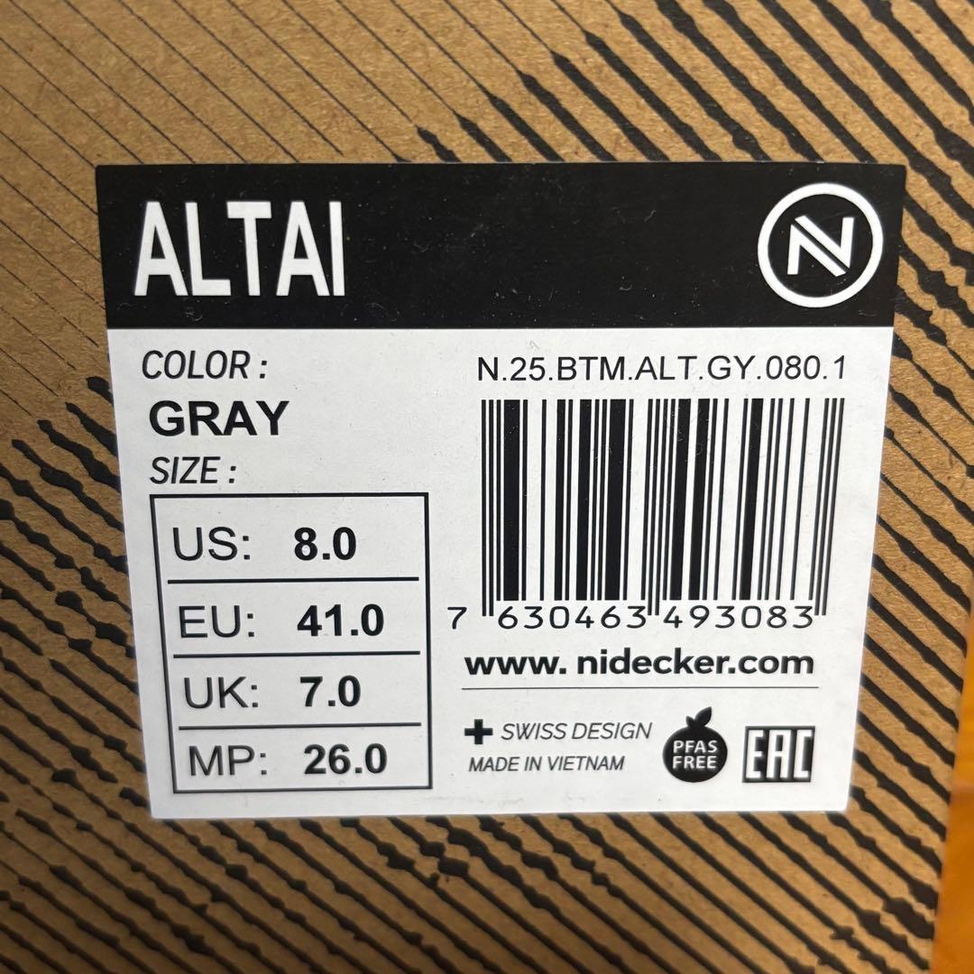 24-25 NIDECKER ALTAI スノーボードブーツ　保証書有り