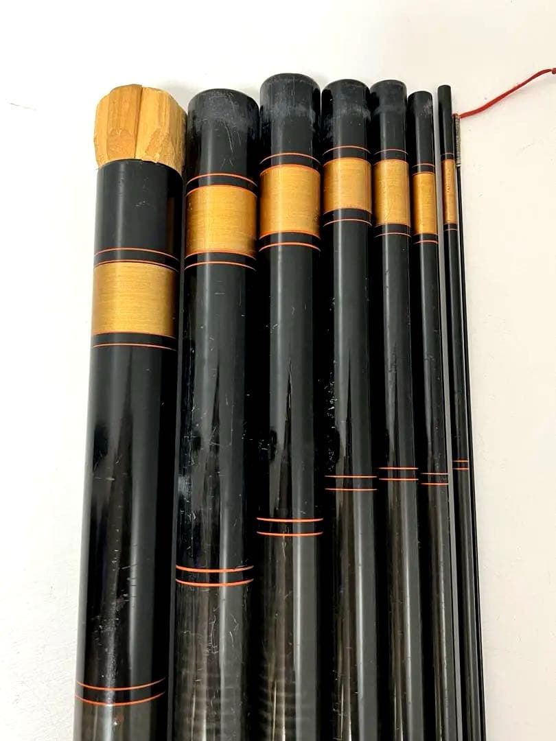 奇跡の逸品　流神　鮎竿　硬調子27　八本継　仕舞い寸法130.5cm