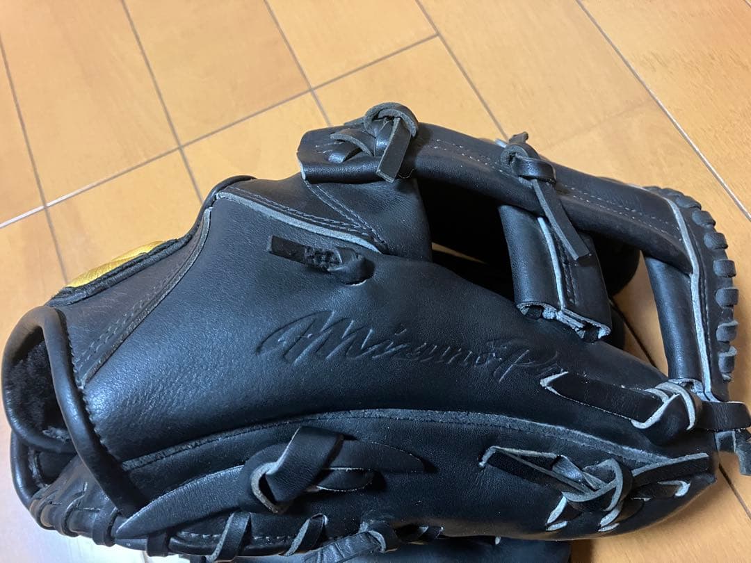 Mizuno Pro 硬式野球グローブ 黒　ビッグM
