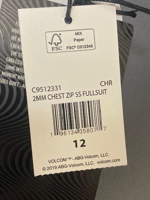 ボルコム ビッグボーイズ モジュレーター 2mm C9512331 CHR 12