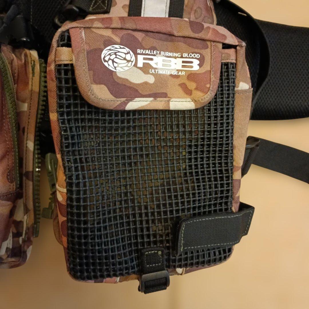 RBB 迷彩 フィッシングベスト