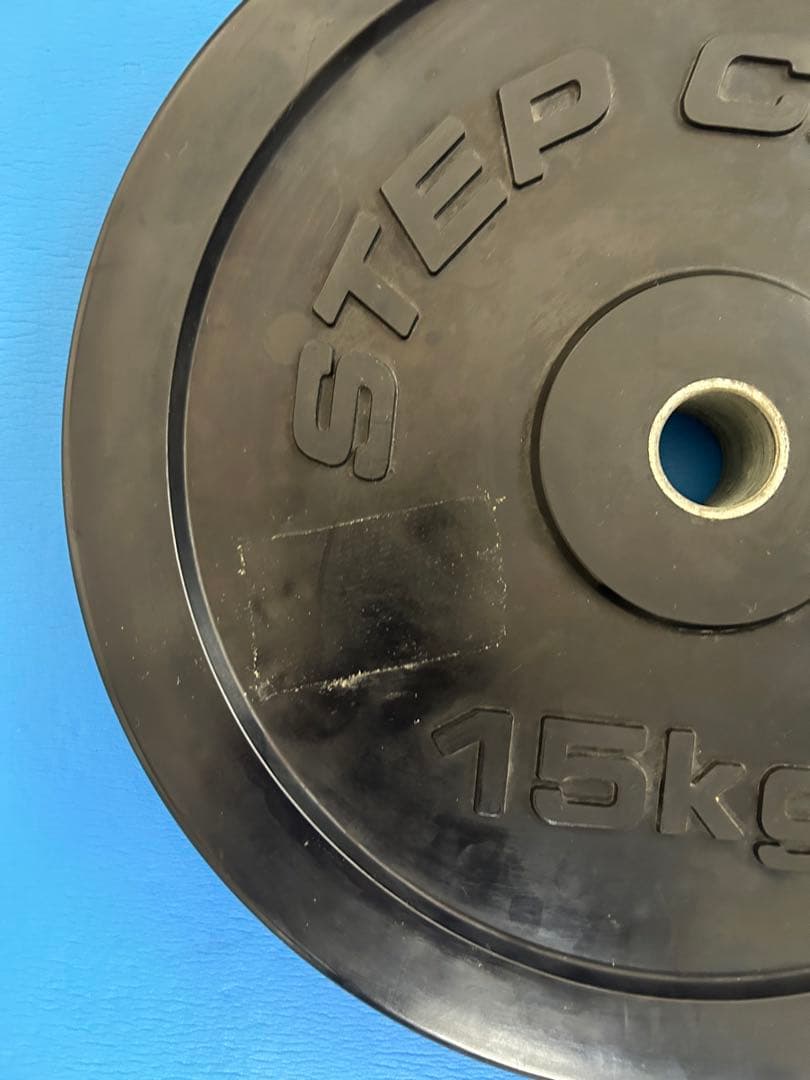 STEP CROSS 15kg プレート ラバーコーティング　28ミリ 2枚