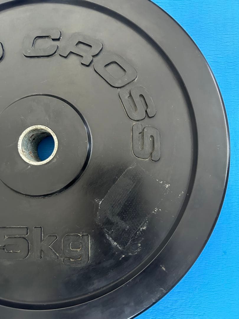 STEP CROSS 15kg プレート ラバーコーティング　28ミリ 2枚