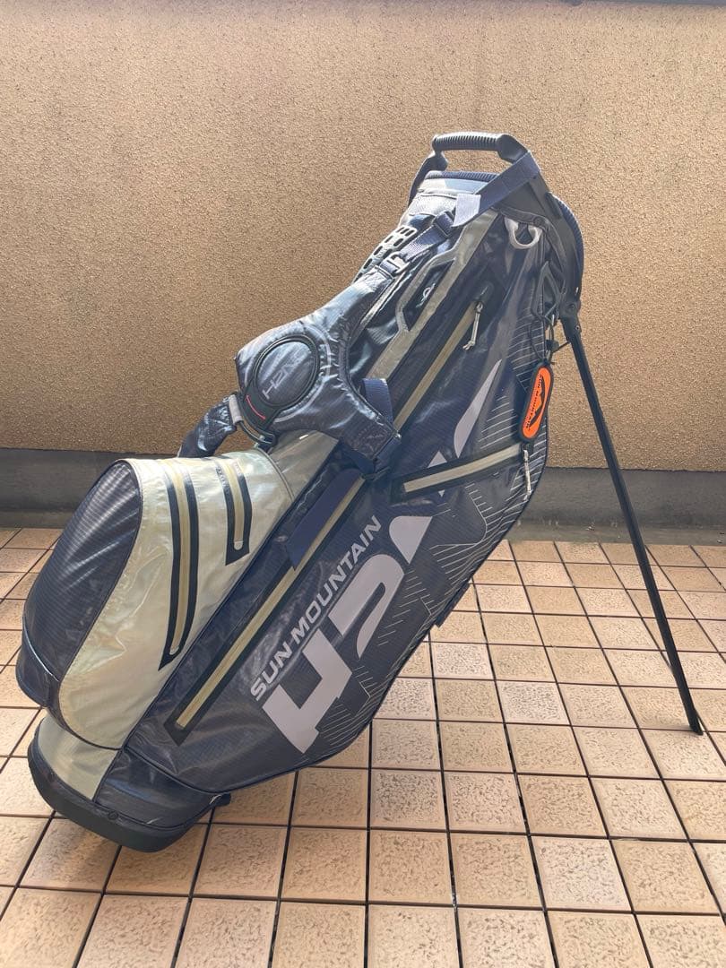 SUN MOUNTAIN H2NO スタンドキャディバッグ ネイビー