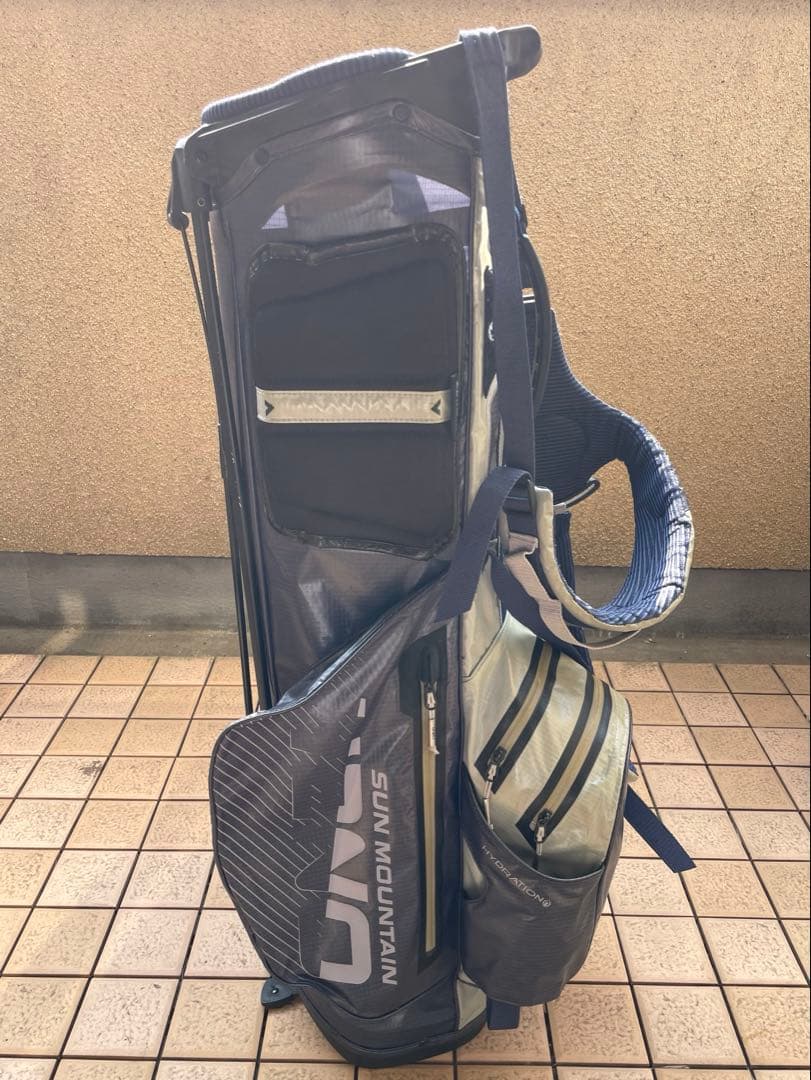 SUN MOUNTAIN H2NO スタンドキャディバッグ ネイビー