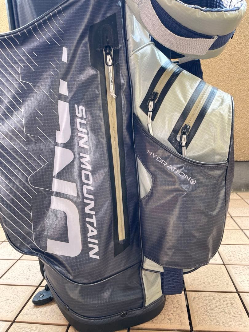 SUN MOUNTAIN H2NO スタンドキャディバッグ ネイビー