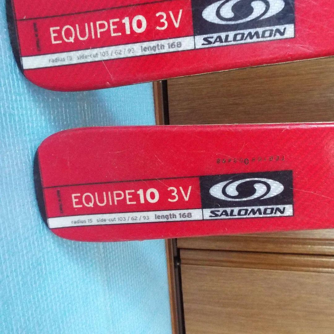貴重 美品　純SL競技用　SALOMON EQUIPE10 3V 168cm