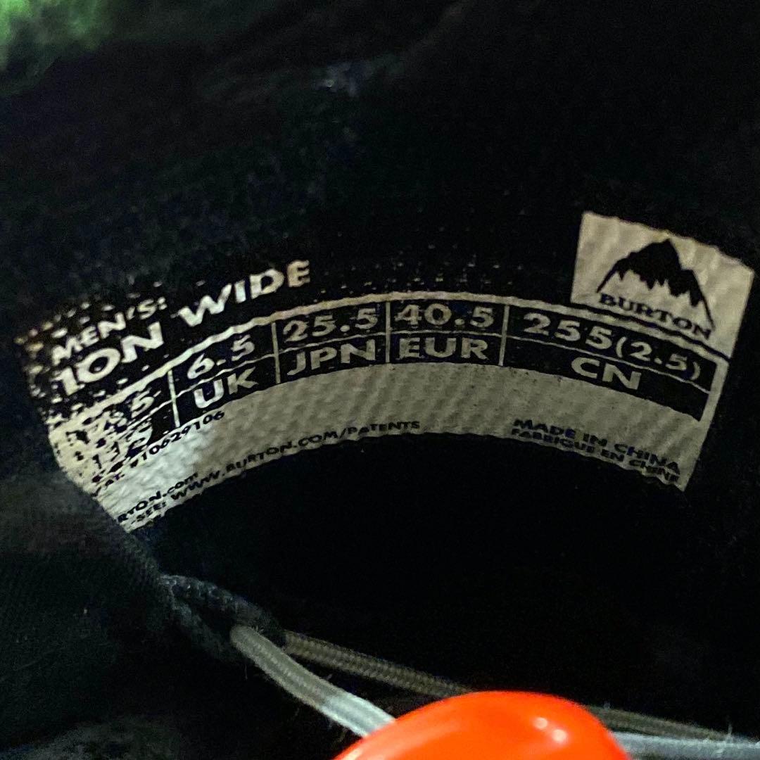 【即日発送】BURTON スノボブーツION WIDE イオンワイド25.5cm