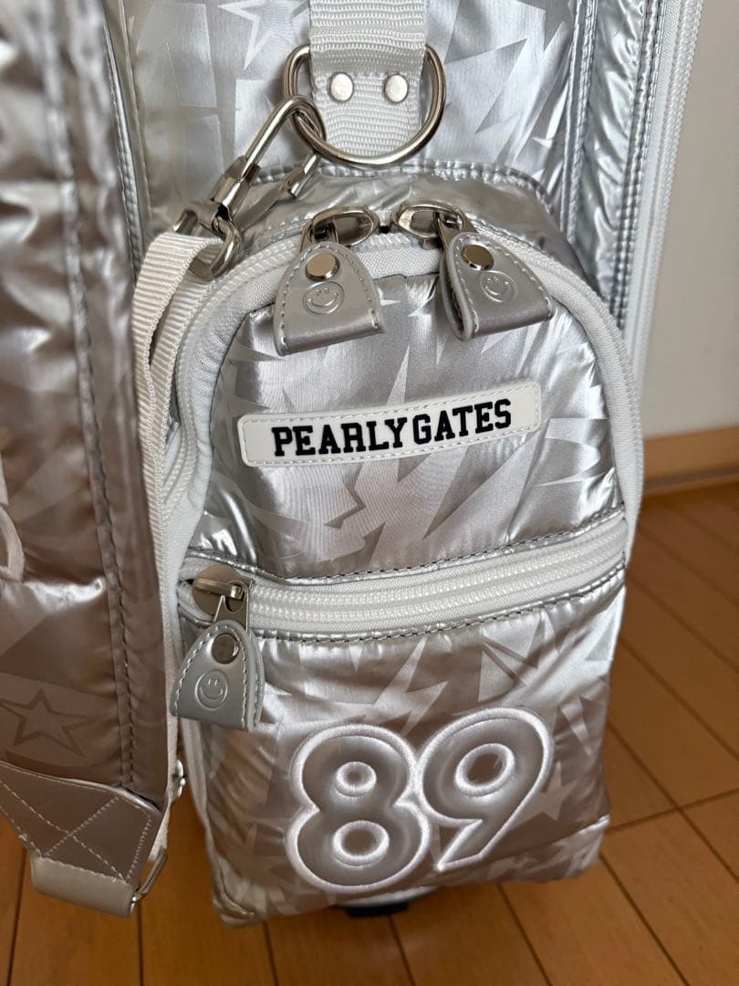 PEARLY GATES ゴルフバッグ シルバー 89