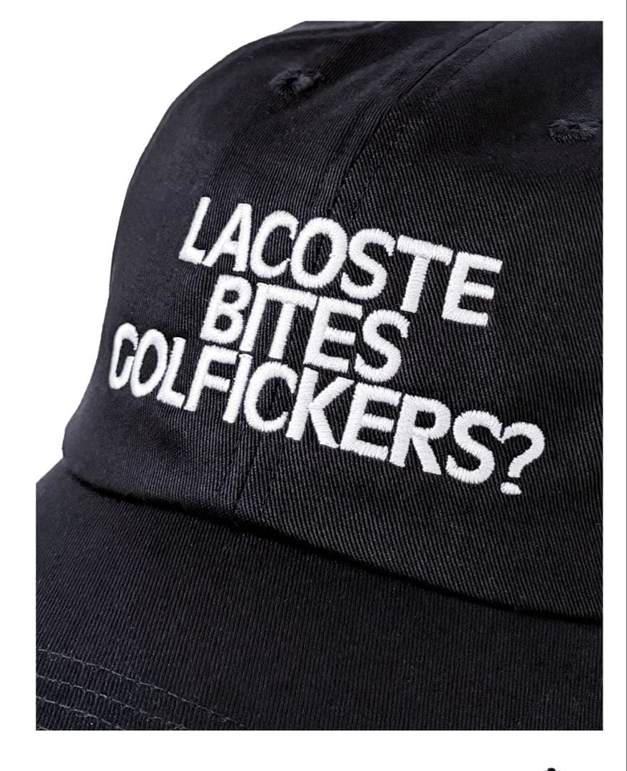 LACOSTE Golfickers ラコステ ゴルフィッカーズ キャップ 黒