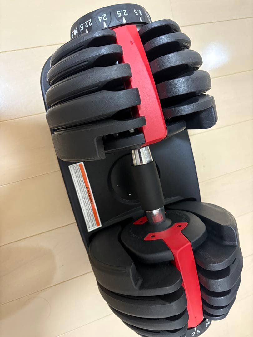 【単品販売不可】可変式ダンベル 最大24キロ（片側）　①／② 一つづつ発送