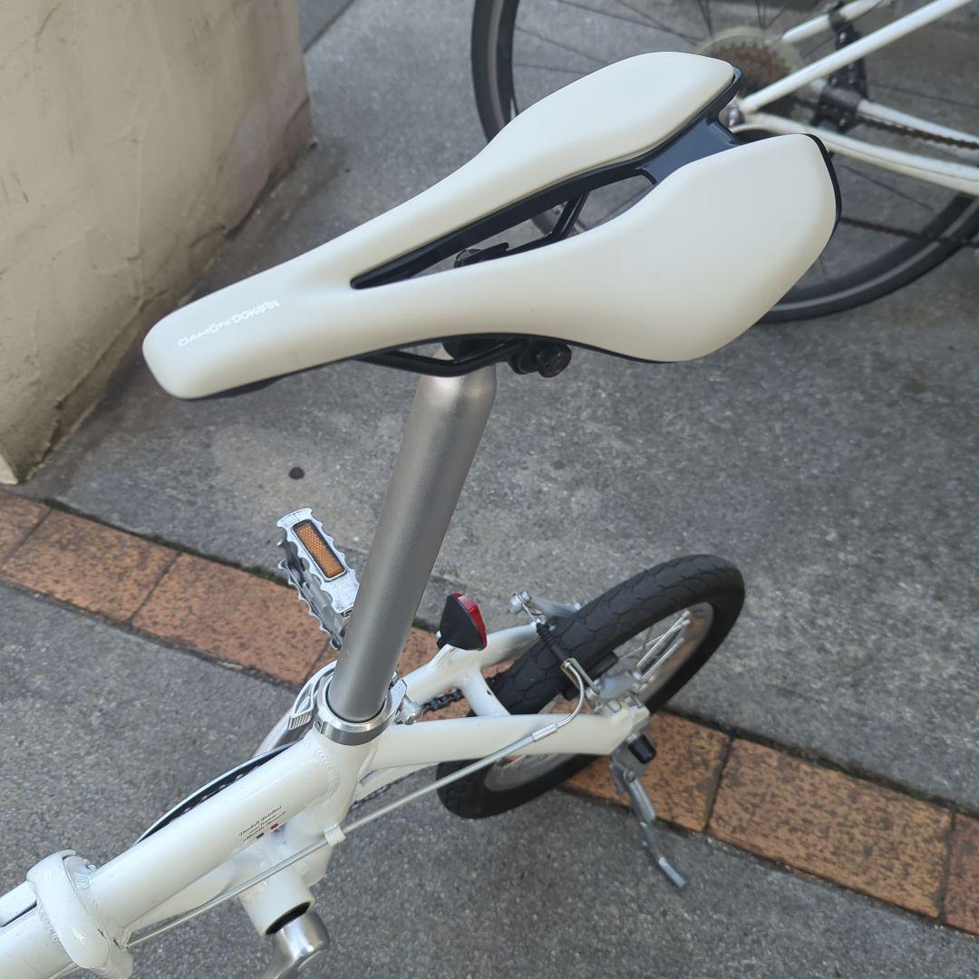 DAHON 折りたたみ自転車 ホワイトサドル